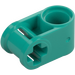 LEGO Dark Turquoise Cross Block 90° 1 x 2 (Axle/Pin) (6536 / 40146)