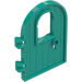 LEGO Dark Turquoise Door 1 x 4 x 6 Round with Window (Reinforced Edge) (64390)