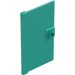 LEGO Dark Turquoise Door 1 x 4 x 6 with Stud Handle (35291 / 60616)