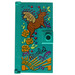 LEGO Dark Turquoise Door 1 x 4 x 6 with Stud Handle with Unicorn, Roses and Black &#039;Mirabel&#039; and Photographs on the Other Side Sticker (35290)