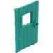 LEGO Dark Turquoise Door 1 x 4 x 6 with Window and Wood Structure (5466)