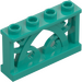 LEGO Donker turquoise Schutting 1 x 4 x 2 (19121)