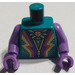 LEGO Dark Turquoise Flying Unicorn Singer Torso (973)