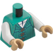 LEGO Dark Turquoise Flynn Rider Minifig Torso (973 / 76382)