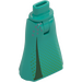 LEGO Dark Turquoise Friends Hip with Long Skirt with Light Green (Thin Hinge) (36187 / 106644)