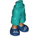 LEGO Hip with Shorts with Cargo Pockets with Dark Blue Shoes (2268)