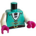 LEGO Dark Turquoise Minifig Torso Elf Bard (973)