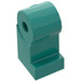 LEGO Turquoise foncé Minifigure Jambe, La gauche (3817)