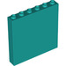 LEGO Donker Turquoise Paneel 1 x 6 x 5 (35286 / 59349)