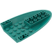 LEGO Donker Turquoise Vliegtuig Onderzijde 6 x 10 x 1 (87611)