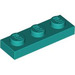 LEGO Dark Turquoise Plate 1 x 3 (3623)