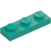 LEGO Dark Turquoise Plate 1 x 3 (3623)