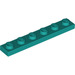 LEGO Dark Turquoise Plate 1 x 6 (3666)