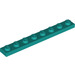 LEGO Dark Turquoise Plate 1 x 8 (3460)