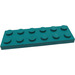 LEGO Dunkel Türkis Platte 2 x 6 (3795)