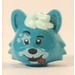 LEGO Dark Turquoise Puppy Head with Light Aqua Hair