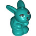LEGO Dark Turquoise Rabbit with Turquoise Eyes (72584 / 77305)