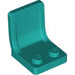 LEGO Dark Turquoise Seat 2 x 2 without Sprue Mark in Seat (4079)