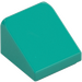 LEGO Donker turquoise Helling 1 x 1 (31°) (50746 / 54200)