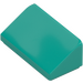 LEGO Turquoise Foncé Pente 1 x 2 (31°) (85984)