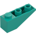 레고 어두운 청록색 경사 1 x 3 (25°) 거꾸로 (4287)