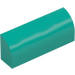 LEGO Dark Turquoise Slope 1 x 4 Curved (6191 / 10314)