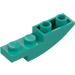 LEGO Donker turquoise Helling 1 x 4 Gebogen Omgekeerd (13547)