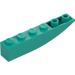 LEGO Dark Turquoise Slope 1 x 6 Curved Inverted (41763 / 42023)