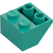 LEGO Dark Turquoise Slope 2 x 2 (45°) Inverted (3660 / 7261) LEGO Dark Turquoise Slope 2 x 2 (45°) Inverted (3660 / 7261)