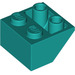 LEGO Turquoise Foncé Pente 2 x 2 (45°) Inversé avec entretoise plate en dessous (3660)