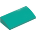 LEGO Dark Turquoise Slope 2 x 4 Curved with Bottom Tubes (88930)