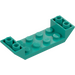 LEGO Dark Turquoise Slope 2 x 6 (45°) Double Inverted with Open Center (22889)