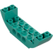 LEGO Dark Turquoise Slope 2 x 8 x 2 Curved Inverted Double (11301 / 28919)