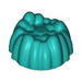 LEGO Donker Turquoise Klein Haar met Spiky Tufts (68212)
