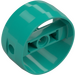 LEGO Donker turquoise Technic Cilinder met Midden Staaf (41531 / 77086)