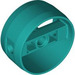 LEGO Dark Turquoise Technic Cylinder with Center Bar (41531 / 77086)