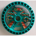 LEGO Turquoise Foncé Technic Disk 5 x 5 avec Blazooka (32303)