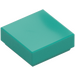 LEGO Dark Turquoise Tile 1 x 1 with Groove (3070 / 30039)