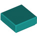 LEGO Dark Turquoise Tile 1 x 1 with Groove (3070 / 30039)