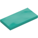 LEGO Turquoise Foncé Tuile 2 x 4 (87079)