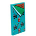 LEGO Turquoise foncé Tuile 2 x 4 avec Bedclothes avec Ninjas Autocollant (87079)