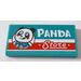 LEGO Dark Turquoise Tile 2 x 4 with &#039;PANDA Store&#039; and Panda Head Sticker (87079)