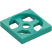 LEGO Dark Turquoise Turntable 2 x 2 Plate Base (3680)