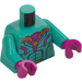 LEGO Dark Turquoise Vision with Dark Turquoise Suit Minifig Torso (973 / 76382)