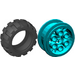 LEGO Dark Turquoise Wheel 20 x 30 Balloon Medium with Tire 49.6 x 20 (Balloon 20 x 30)