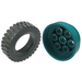 LEGO Dark Turquoise Wheel Rim 30mm x 12.7mm Stepped with Tire 13 x 24