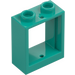 LEGO Turquoise Foncé Cadre de fenêtre 1 x 2 x 2 (60592 / 79128)