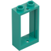 LEGO Dark Turquoise Window Frame 1 x 2 x 3 without Sill (3662 / 60593)