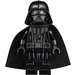 LEGO Darth Vader mit Weiß Kopf und Stretchable Umhang Minifigur