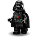 LEGO Darth Vader con Blanco Cabeza y Stretchable Capa con Printed Brazos (Ceño fruncido) Minifigura